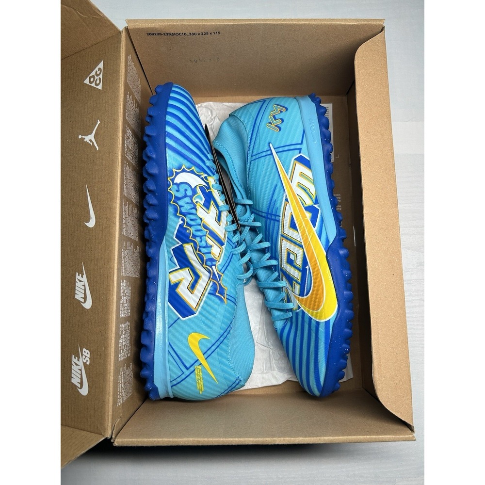 Nike Zoom Superfly 9 Academy TF Baltic Blue - Size 11.5 - DO9347‎ 400 - New